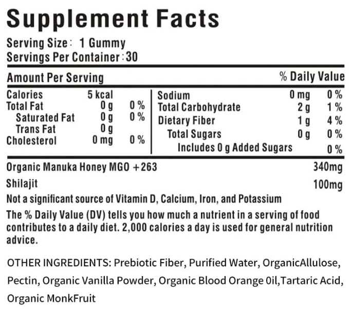 ​Gold Shilajit Gummies suppliers