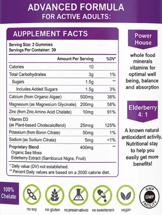 Calcium Magnesium and Zinc Gummies Calcium Magnesium and Zinc Gummies