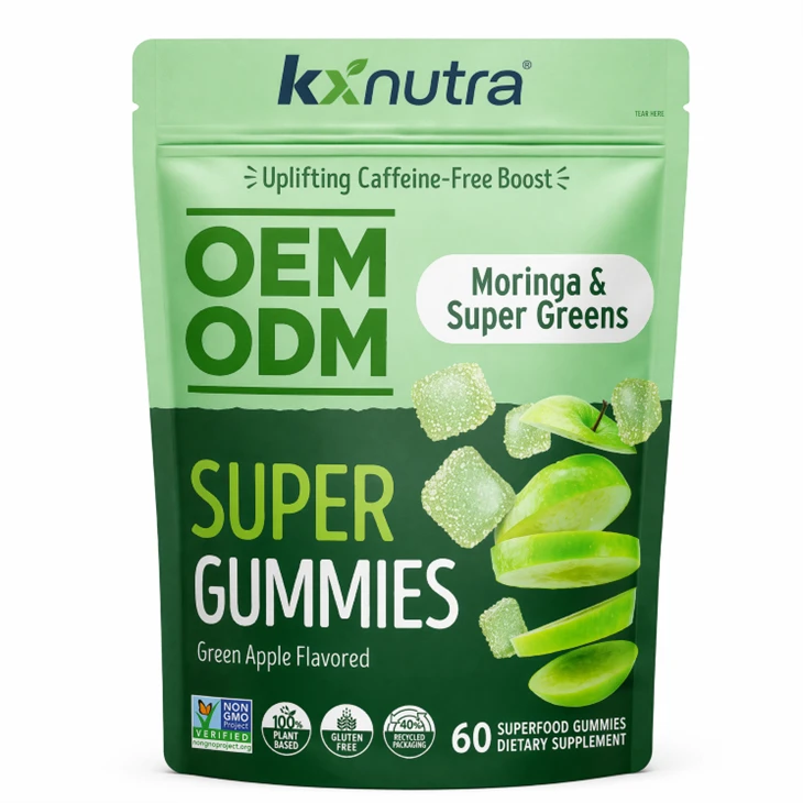Uplifting Caffeine Free Green Superfood Gummies